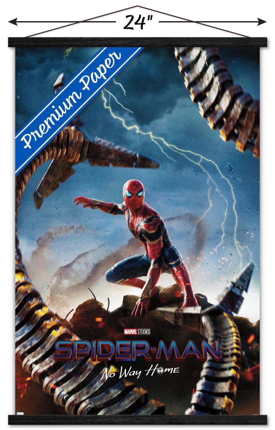 Marvel Spider-Man: No Way Home - Teaser Wall Poster, 22.375" x 34"