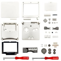 Housing Shell for Nintendo GBA SP Game Boy Advance SP Replacement Screen White
