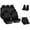 Black 9pcs, variant on SPRING PARK Universal Car 5-Seat Covers Cushions Cloth Washable Interior Full Protectors