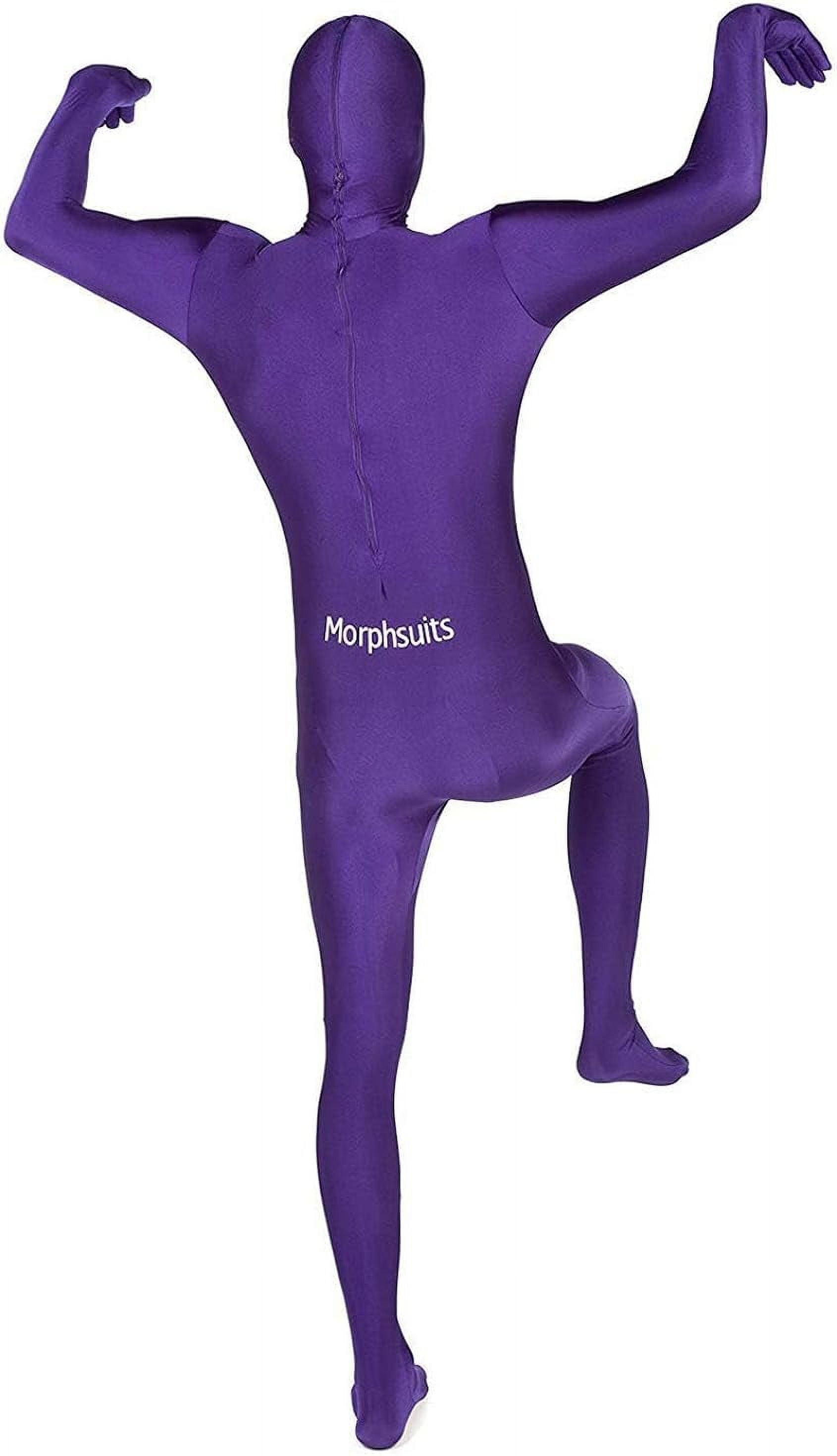 Morphsuits Purple Morphsuit Mens Womens Skinsuit Zentai Suit Fancy Dress  Costume Halloween Purple M 