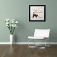 thumbnail image 3 of Trademark Fine Art "Les Chats II" Canvas Art by Color Bakery White Matte, Black Frame, 3 of 4