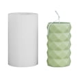 thumbnail image 1 of Advancent Molde de cilíndrico para hacer velas de silicona, molde para boda, fiesta, vacaciones, pastel, manualidades, adornos de arte, accesorios Type3 NO3 Advancent HA012521-01, 1 of 6