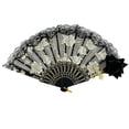 thumbnail image 1 of Elegant Chinese Folding Hand Fans with LED Lights for Stage Performances Line Dancing Wedding Party Decorations, 1 of 3