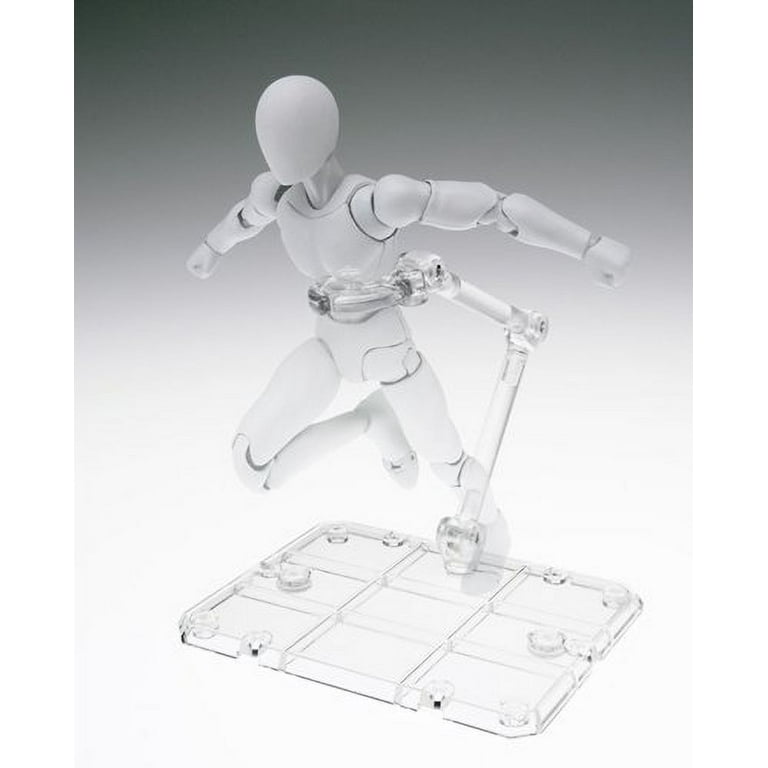 Tamashii Stage Humanoids Clear Action Figure Stand 3-Pack
