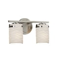 thumbnail image 2 of Justice Design Group Por-8452-10-Wave Atlas 2 Light 13-3/4" Wide Bathroom Vanity Light -, 2 of 2