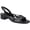 Black Patent, variant on Easy Street Women's Chantell Block Heel Sandal Heeled, Black, 8 Wide