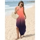 thumbnail image 2 of Vestido largo SAMPEEL 2025 con cuello en V y bolsillos para mujer en la playa, 2 of 6