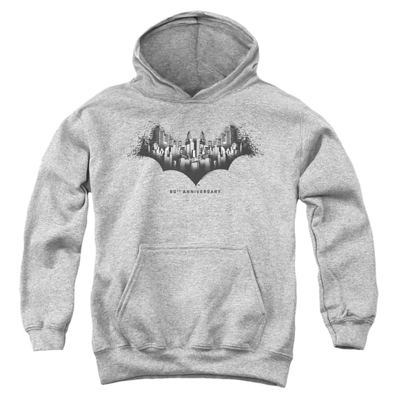 Batman - Gotham Shield - Youth Hooded Sweatshirt - Medium