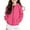 Hot Pink, variant on Girls Hooded Sweatshirt Kids Zip Up Jacket Warm Pullover with Straight Sleeves Casual Outerwear for Teen Boys and Girls Zip Up Hoodie Black,7-8 Years