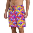 thumbnail image 2 of Naloa Magic Mushrooms Men's Beach Shorts, Surfing shorts, Swim trunks, Quick Dry Swim Trunks for Surfing Beach Fun - 3X-Large, 2 of 9