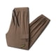 thumbnail image 4 of Pantalones largos para hombre, con cordón, bolsillos grandes, color liso, con movimiento, pantalones casuales altos, pantalones deportivos fáciles de atar en los pies, pantalones de poliéster para hom, 4 of 4