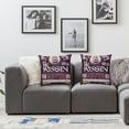 thumbnail image 3 of Nawypu Emotion Easter Throw Pillow Covers 2pcs He is Risen Spring Farmhouse Holiday Purple Cushion Case for Home Sofa Couch Decoration 2pcs White, 3 of 6