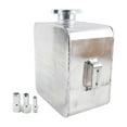 thumbnail image 4 of Car Modification Aluminum 2.5L Coolant Radiator Water Tank Silver, 4 of 5
