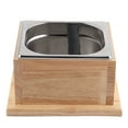 thumbnail image 3 of VIFERR Coffee Ground Box,Stainless Steel Coffee Ground Knock Container Bucket Box with Wooden Base for Coffee Shop Use Bucket Coffee Accessories, 3 of 7
