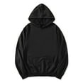 thumbnail image 5 of Lars Amadeus Men's Hoodie Sweatshirt Long Sleeves Solid Drawstring Pullover, 5 of 6