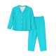 thumbnail image 1 of Balery Aqua Conjunto de Pijama con Estampado para Mujer, Conjunto de Dos Piezas con Manga Larga, Ropa de Dormir Suave con Bolsillos, Pijamas Cómodos-Small, 1 of 7