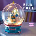 thumbnail image 4 of Set de microbloques N+C Pink Castle con 950 piezas para niños y adultos, 4 of 6