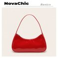 thumbnail image 2 of LNGOOR Sac Hobo Fluorescent Rouge Funky en Pu, Tenue de Cadeaux Parfaite pour Robe de Mariage, Robes Formelles pour Femmes, Robe de Bal, Robe d'Anniversaire, 2 of 7