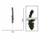 thumbnail image 2 of Planta artificial simulación de flores artificiales hoja de eucalipto decoración de boda para un solo hogar adorno arreglo floral (verde*30) ER, 2 of 4