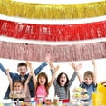 thumbnail image 4 of Dserhfy Rainbow Foil Tassel Garland, 9.84 Feet Party Supplies, 4 of 8
