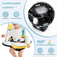 thumbnail image 7 of Slevoo Baby Doorway Jumper Baby Bouncer with Bumper, Two Jingle Rattles & Play Tray, Quiet Bear, 7 of 7