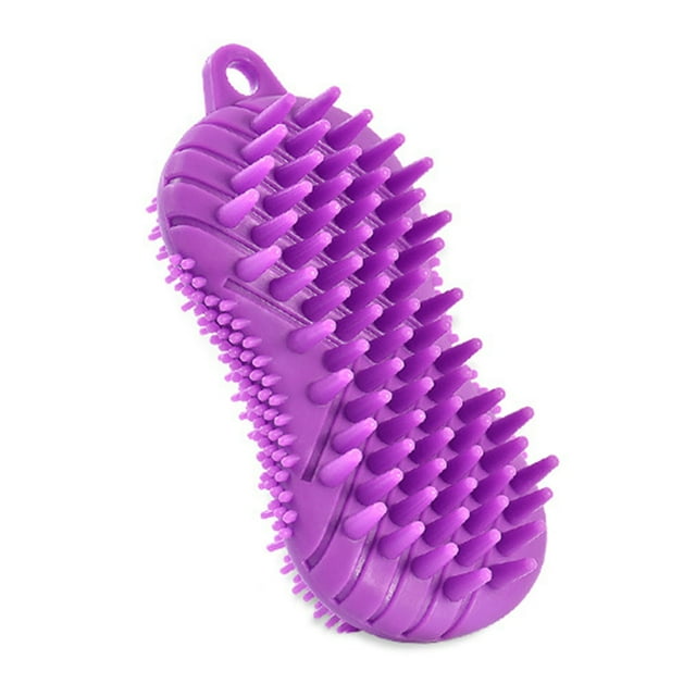 Brosse de Bain et de Douche Multifonctionnelle Double Face Brosse de Massage de Bain