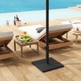 thumbnail image 6 of Outsunny Patio Umbrella Base, 40 lbs Concrete Heavy Duty Umbrella Base Patio Umbrella Holder for 1.5"/1.9" Umbrella Poles, Black, 6 of 9