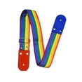 thumbnail image 4 of Correa para guitarra Strap o Tahali para guitarra acústica, bajo eléctrico, guitarra eléctrica Kidam  Arcoiris Lineal, 4 of 4