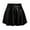 Black, variant on YOUSNH Women's Fashion High Waist Pleated Solid Color Short Skirt Loose Skirt Metallic Skater Skirt Sparkly Shiny Flared Pleated A Line Mini Skort Skirts for Women XS