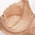 thumbnail image 4 of Noric Women's Thin Floral Lace Underwire Bra Adjustable Straps Lift stay-Sag Side Support Comfort Shaping Bustier, 4 of 8