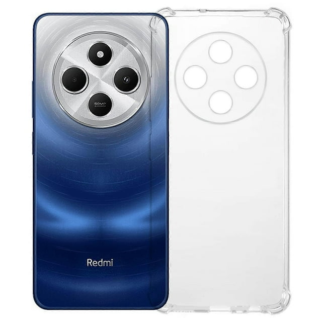 KALEBOL KLB-TPU001 For Xiaomi Poco C75 4G Redmi 14R 5G 14C 4G Case 1.5mm TPU Transparent Anti-Drop P