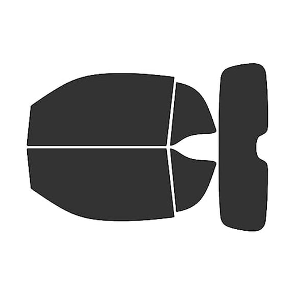 Rvinyl Window Tint Kit Compatible with Smart Fortwo 2016-2017 (Coupe) - Complete Precut Kit - 20%