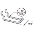 thumbnail image 2 of 3" Metal Wire Loop Hook: 0.148" Diameter, 50-Pack, 2 of 2