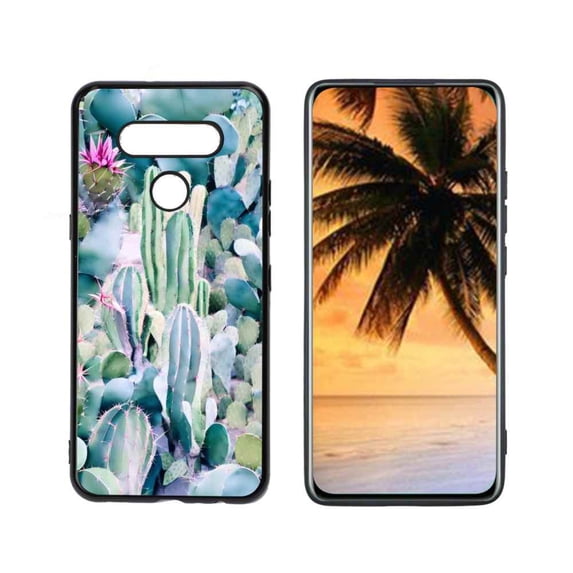 Cactus-131 Phone Case, Degined for LG K51 Case Men Women, Flexible Silicone Shockproof Case for LG K51