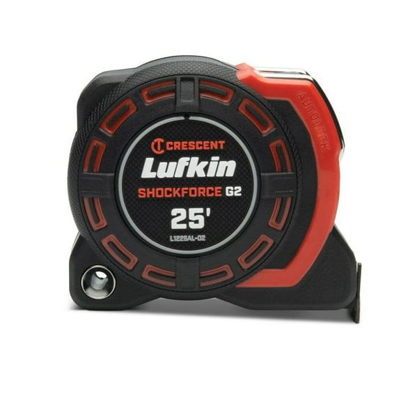 Crescent Lufkin Shockforce G2 Auto Lock Tape Measure 1 1/4In X 25'