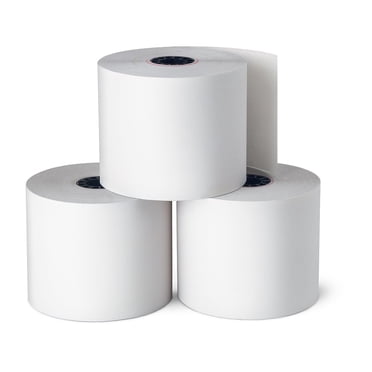 24 Rolls) Adding Machine/Calculator Roll, 2-1/4" X 150 Ft, White
