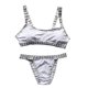 thumbnail image 2 of WILLBEST Traje de Baño de Manga Larga Para Mujer, Conjunto de Tankini Para Playa, Traje de Baño de Punto, Traje de Baño Separado de Verano Con Sombrero A Juego, Traje de Baño Informal, 2 of 4