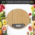 thumbnail image 3 of Unit G/Lb Oz /Ml /Fl.Oz Odorless And Healthy Bamboo Weighing Scale, Led Display Kitchen Weighing Scale, For Kitchen Cooking Food, 3 of 8
