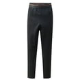 thumbnail image 3 of leggings Negros para Mujer para Usar en Primavera y Otoño, Pantalones Ajustados de Pierna Pequeña, Pantalones de Mujer de Cintura Alta Que Estilizan, 3 of 16