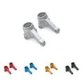 thumbnail image 4 of mmirethe 2pcs 1/10 Steering Hub Carrier RC Upgrade Part Aluminum Alloy Durable Steering Block Knuckles For LC Racing PTG-2 RC Car Part Silver, 4 of 6