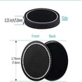 thumbnail image 5 of LEEYNEER 4PCS  Vehicle Bling Cup Holder Insert Coaster Car Interior Accessories-2.75 inch Silicone Anti Slip Crystal Rhinestone Car Coaster, 5 of 5