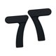 thumbnail image 5 of Par de mancuernas de silicona suave con 7 formas, equipo de fitness portátil para gimnasio en casa y oficina Negro, 5 of 8