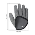thumbnail image 2 of Uxcell Fishing Gloves for Man Fisherman Professional Non-Slip Puncture Resistant Gloves, Grey(Right), 2 of 5