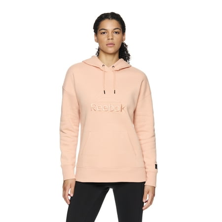 Reebok Women's and Women's Plus Large Logo Hoodie with Pocket, Sizes XS-4X