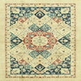 thumbnail image 1 of Ahgly Company Indoor Square Abstract Dark Almond Brown Abstract Area Rugs, 4' Square, 1 of 6