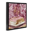 thumbnail image 2 of Stupell Industries Glam Cosmetics on Books Pink Black Floating Frame Canvas Art, 18 x 18, by Ziwei Li, 2 of 7