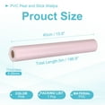 thumbnail image 2 of Papel Tapiz Autoadhesivo Uxcell 22" x 197" Impermeable Papel de Pared Frosted Rosa, 2 of 7