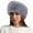 Grey, variant on Winter Hat With Ear For Cold Weather Knit Trapper Cap Beaver Hat