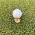 thumbnail image 3 of Zhaomeidaxi  Golf Ball Markers Assorted Funny Words - AlloyAlloy Golf Markers Funny Words Mini Good Toughness Golf Hat Marker for Golf Court, 3 of 9