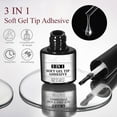 thumbnail image 4 of Esmalte de uñas, pegamento para láminas de uñas, pegamento para láminas de uñas, gel adhesivo para pegatinas de láminas, gel de transferencia de láminas de uñas de 7 ml, parches de gel para láminas de, 4 of 8